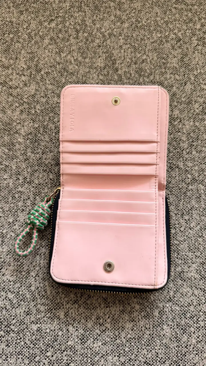 Billetera Bimba y Lola azul y rosa con cierre - 2