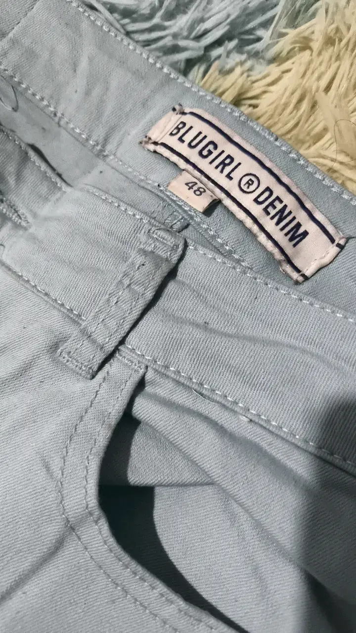 Pantalones Blugirl Denim celestes talla 48 - 2