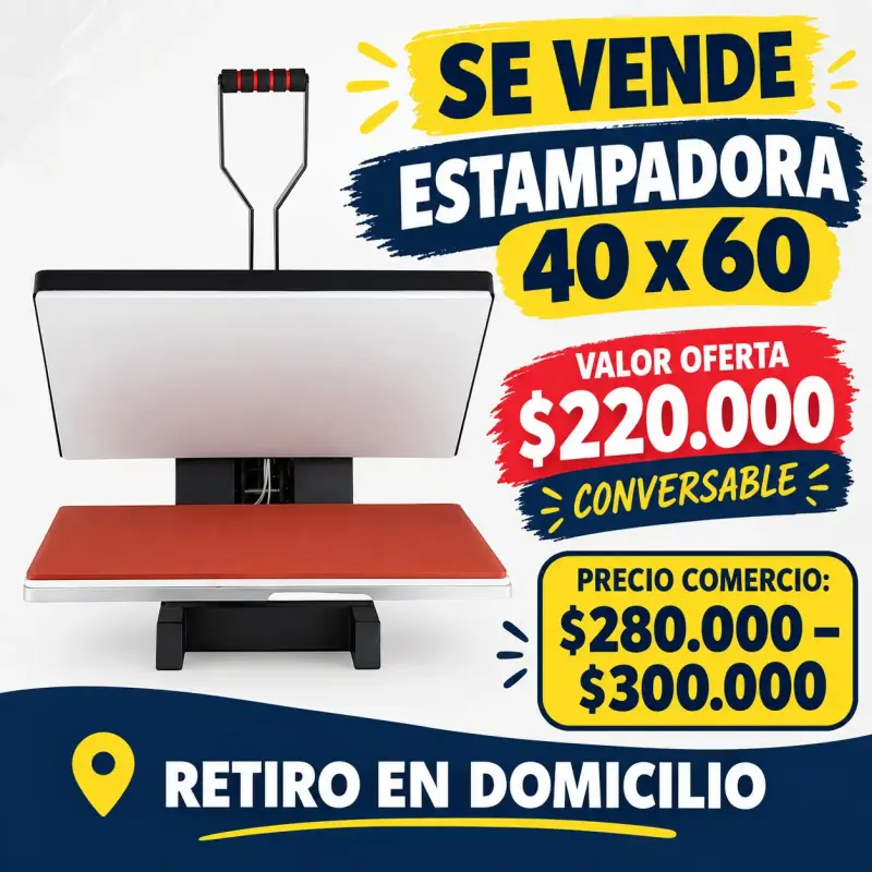 Estampadora 40x60 en buen estado