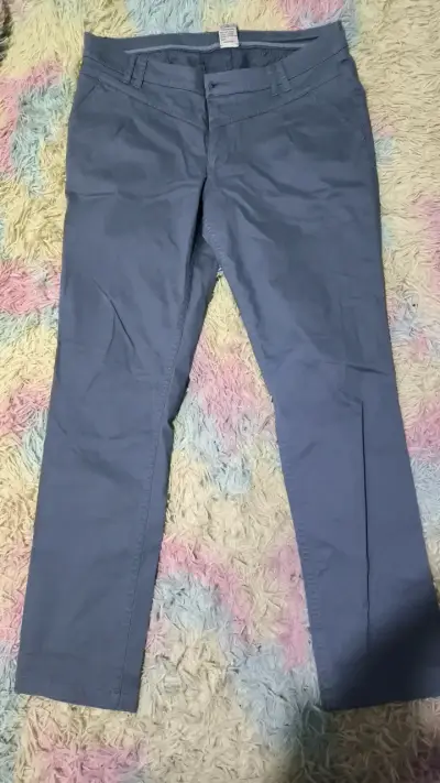 Pantalones azul grisáceo para mujer talla 29 - miniatura 1
