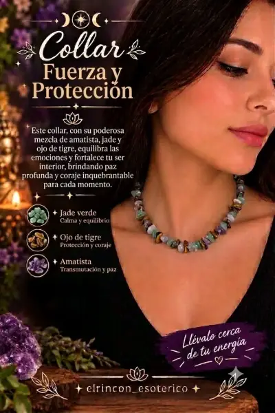 Collar de Piedras Naturales - miniatura 1