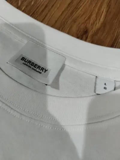 Polera Blanca Burberry para Hombre - miniatura 4