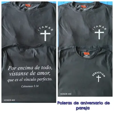 Poleras de aniversario con diseño personalizado - miniatura 1