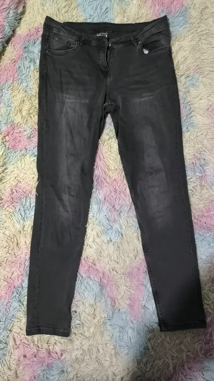 Jeans negros Up Fashion talla 42