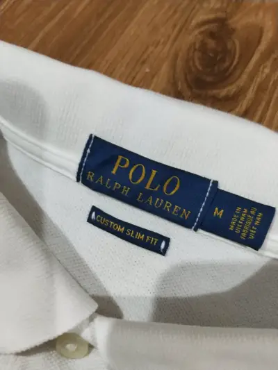 Polera Blanca polo Ralph Lauren M 👈 - miniatura 3