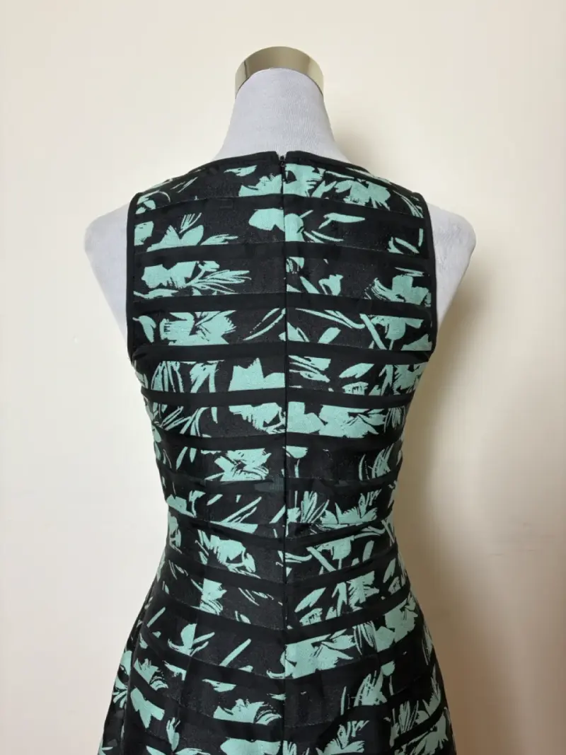Vestido Coast floral negro y verde agua UK 8 - 5