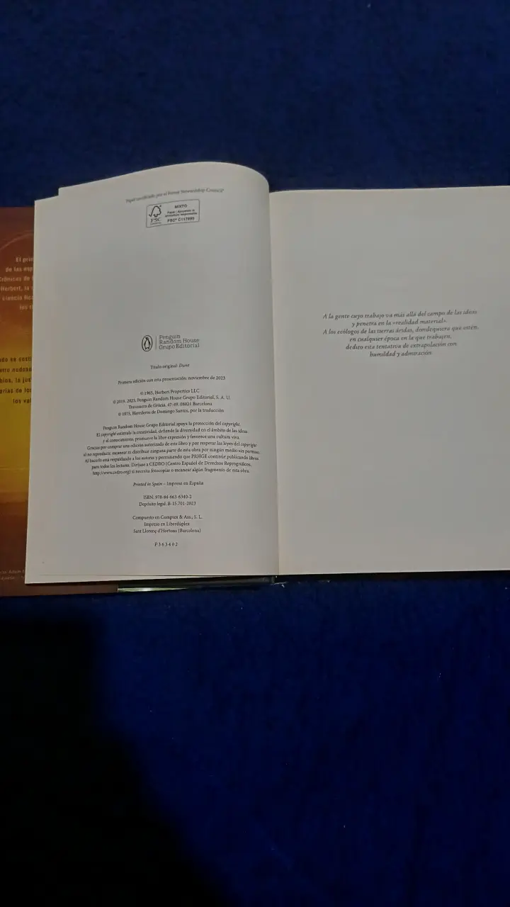 Libro Dune - Edición de Lujo - 4