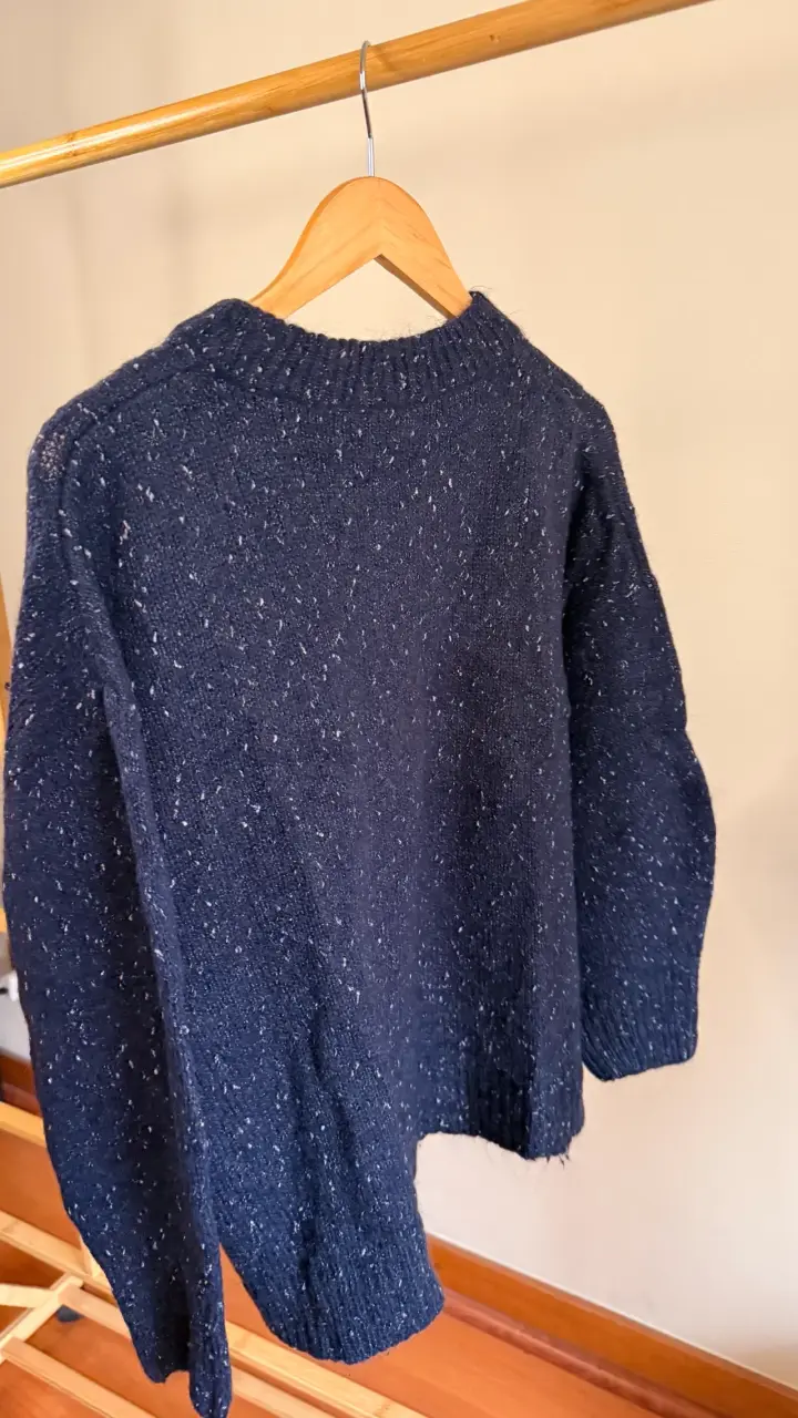Suéter de lana azul marino Bimba y Lola - 4
