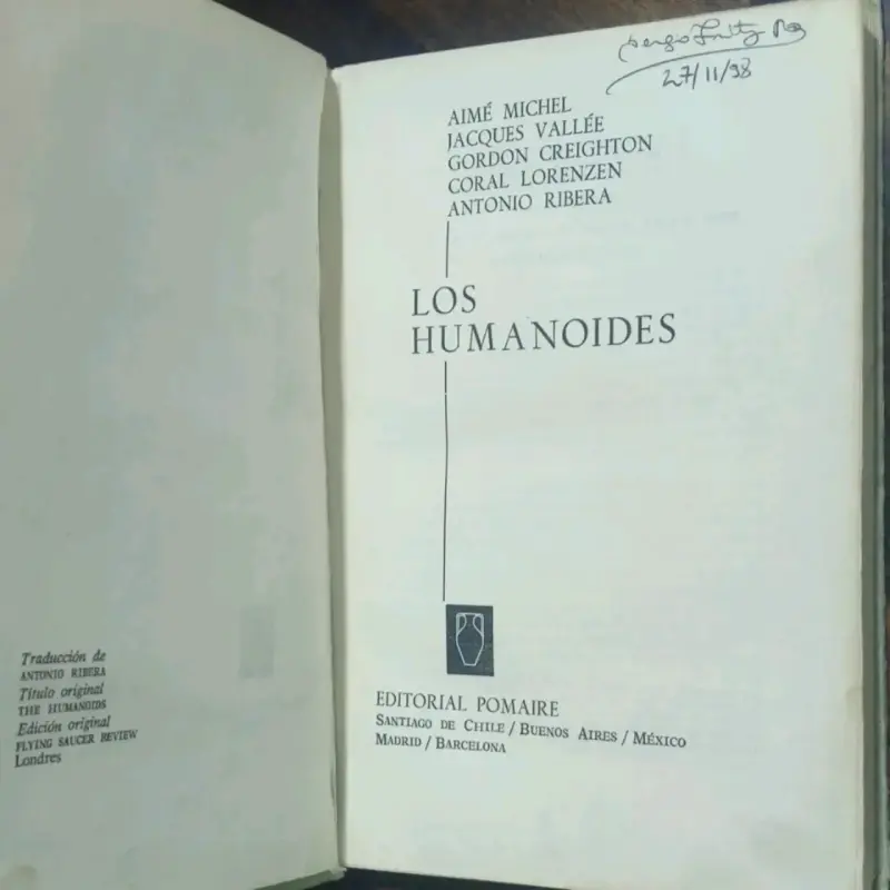 'Los Humanoides' de Michel, Vallee, Lorenzen et al - 1