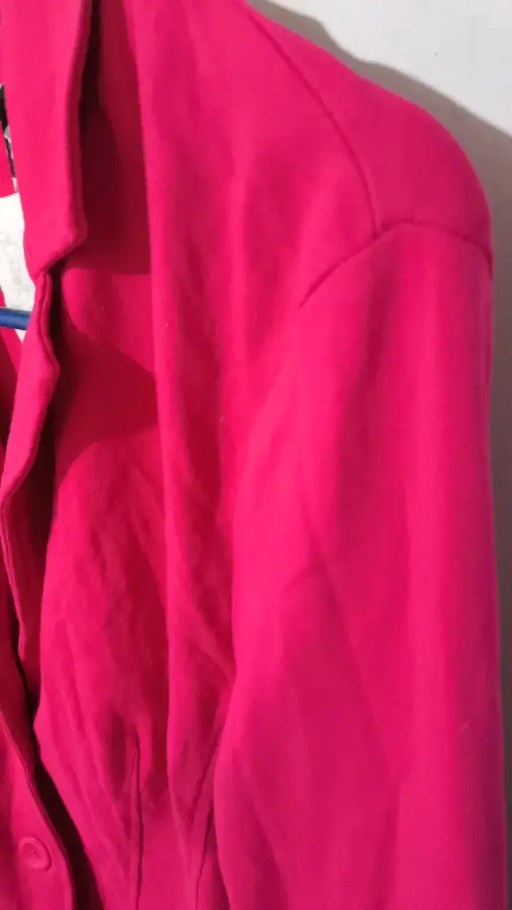 Blazer rojo para mujer elegante - 3