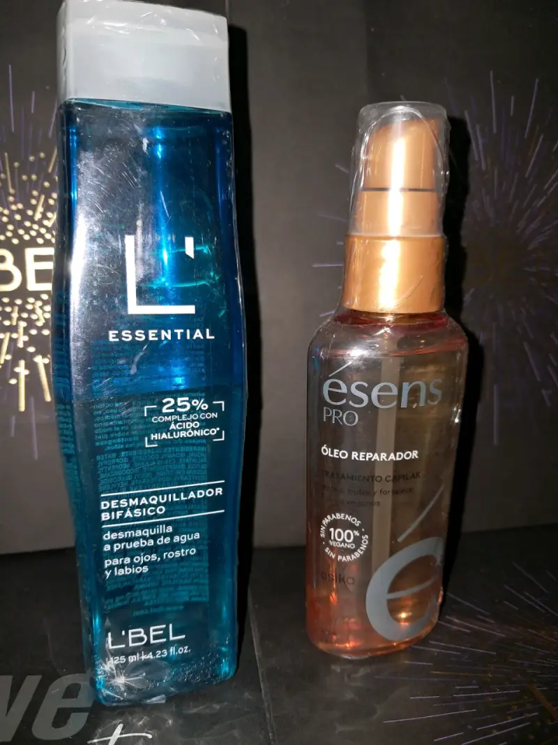 Set de desmaquillador bifásico y óleo reparador L'Bel