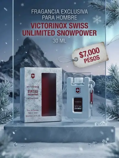 Perfume Victorinox Swiss Unlimited Snowpower 30 ml - miniatura 1