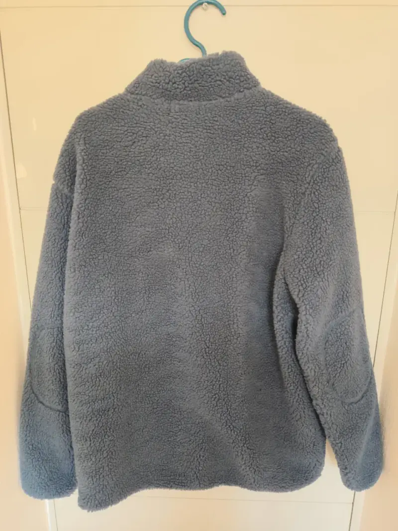 Poleron de lana sherpa azul para hombre MNL Man - 5