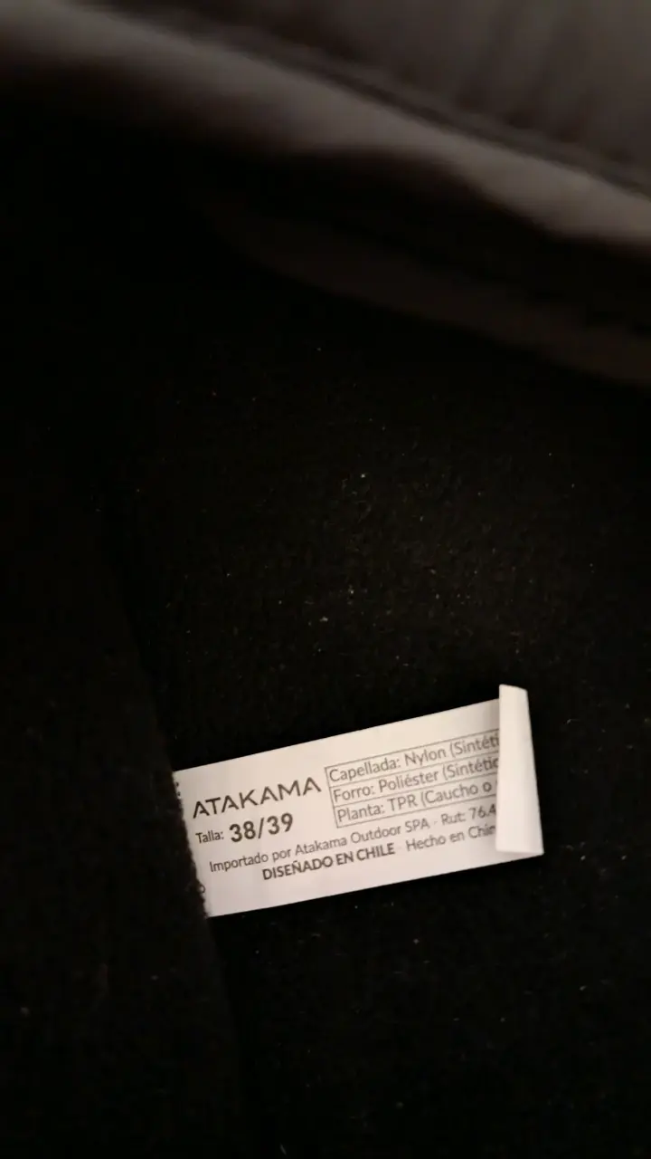 Pantuflas térmicas marca Atakama - 6