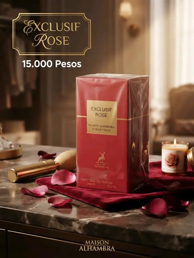 Perfume Exclusif Rose Maison Alhambra 100ml