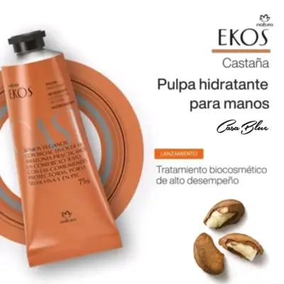 Crema de Manos Natura Ekos Castaña 75g - miniatura 2