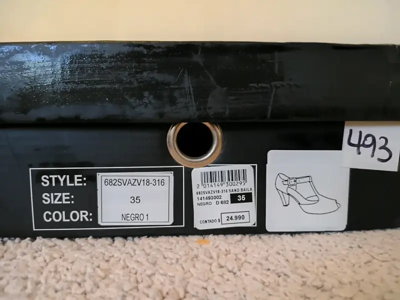Zapatos de Tacón Alto Negros Alaniz Talla 35 - 2