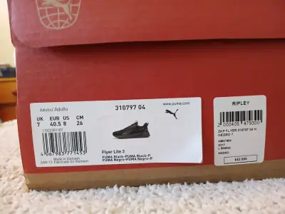 Zapatillas deportivas negras Puma Flyer Lite 3 - miniatura 1