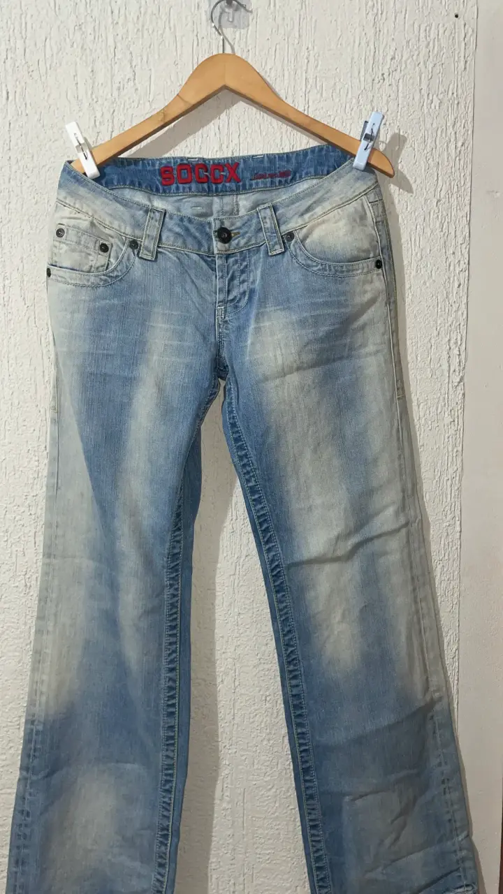 Jeans azules desgastados SOCCX talla 42 - 1