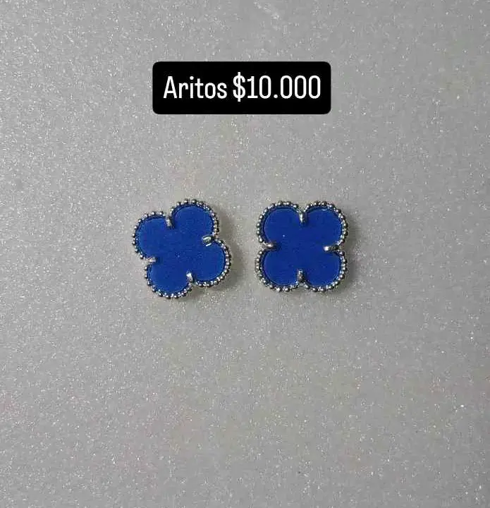 Aros de plata italiana con diseño de personaje - 2