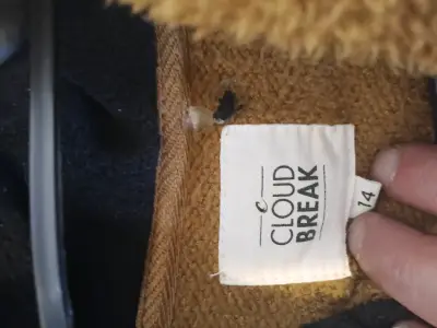 Chaqueta de lana con capucha Cloud Break para niños - miniatura 1