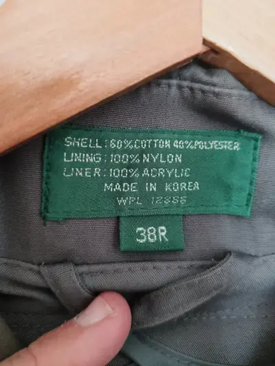 Abrigo "trench coat" gris para hombre talla M - miniatura 3