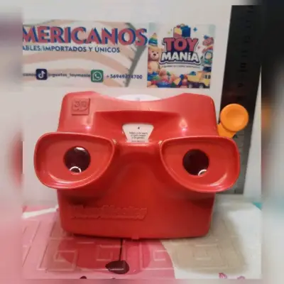 Visor 3D View-Master rojo vintage - miniatura 2