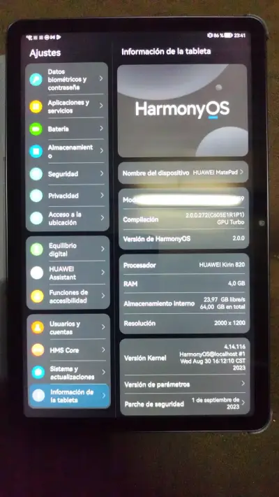 Tablet Huawei MatePad  con funda - miniatura 3