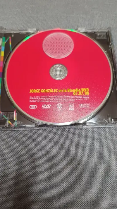 DVD Jorge González en la Blondie en vivo - miniatura 2