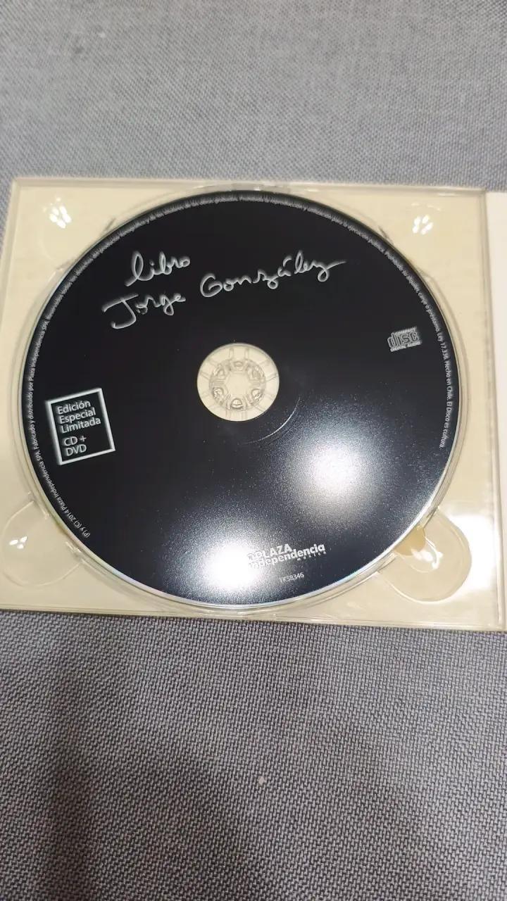 Edición Especial Limitada CD + DVD Jorge González - 2