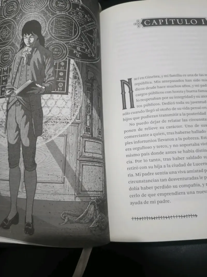 Libro Frankenstein de Mary Shelley ilustrado - 2