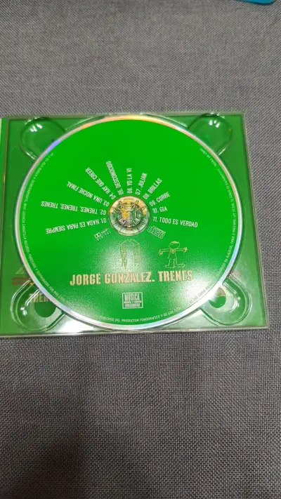 CD Jorge González Trenes Álbum Musical - miniatura 2