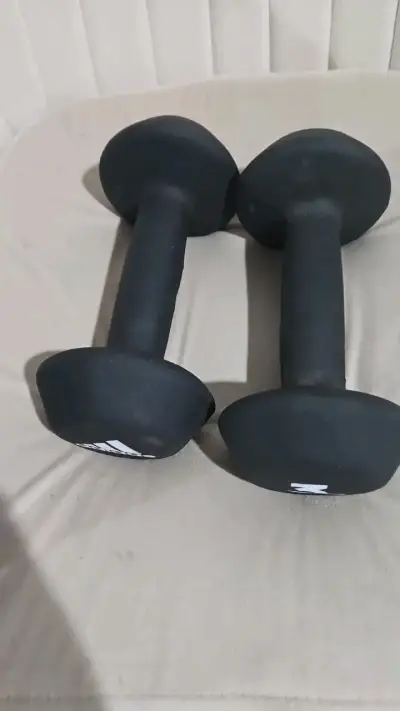 Mancuernas Adidas 3 kg negras - miniatura 1