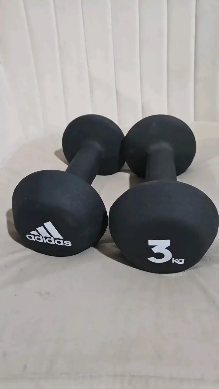 Mancuernas Adidas 3 kg negras - 2