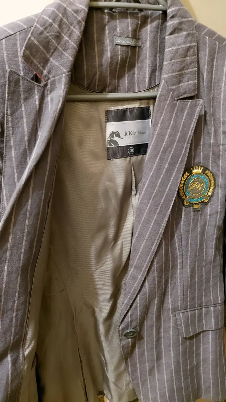 Blazer de rayas grises RKF - 3