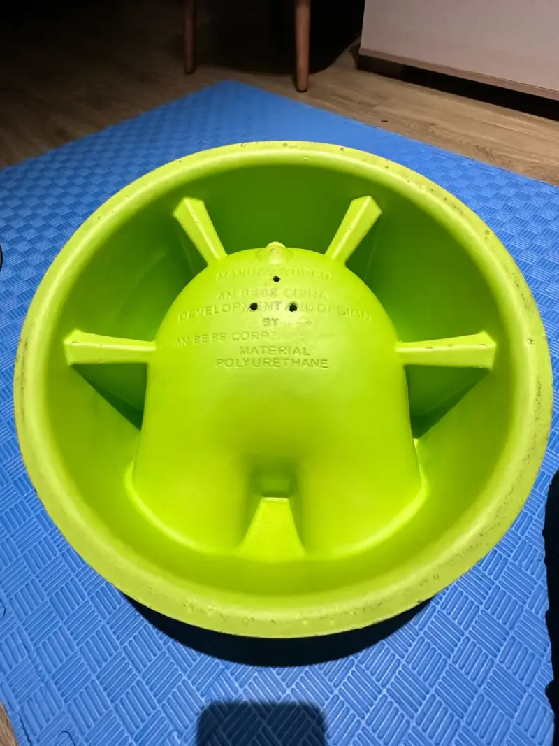 Asiento de bebé verde de poliuretano baby way - 2