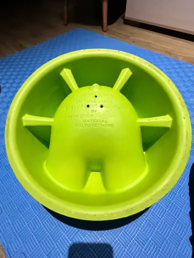Asiento de bebé verde de poliuretano baby way - miniatura 2