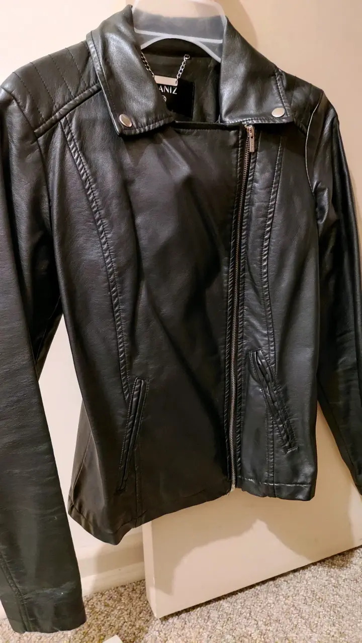 Chaqueta de cuero negra Alaniz para mujer - 1