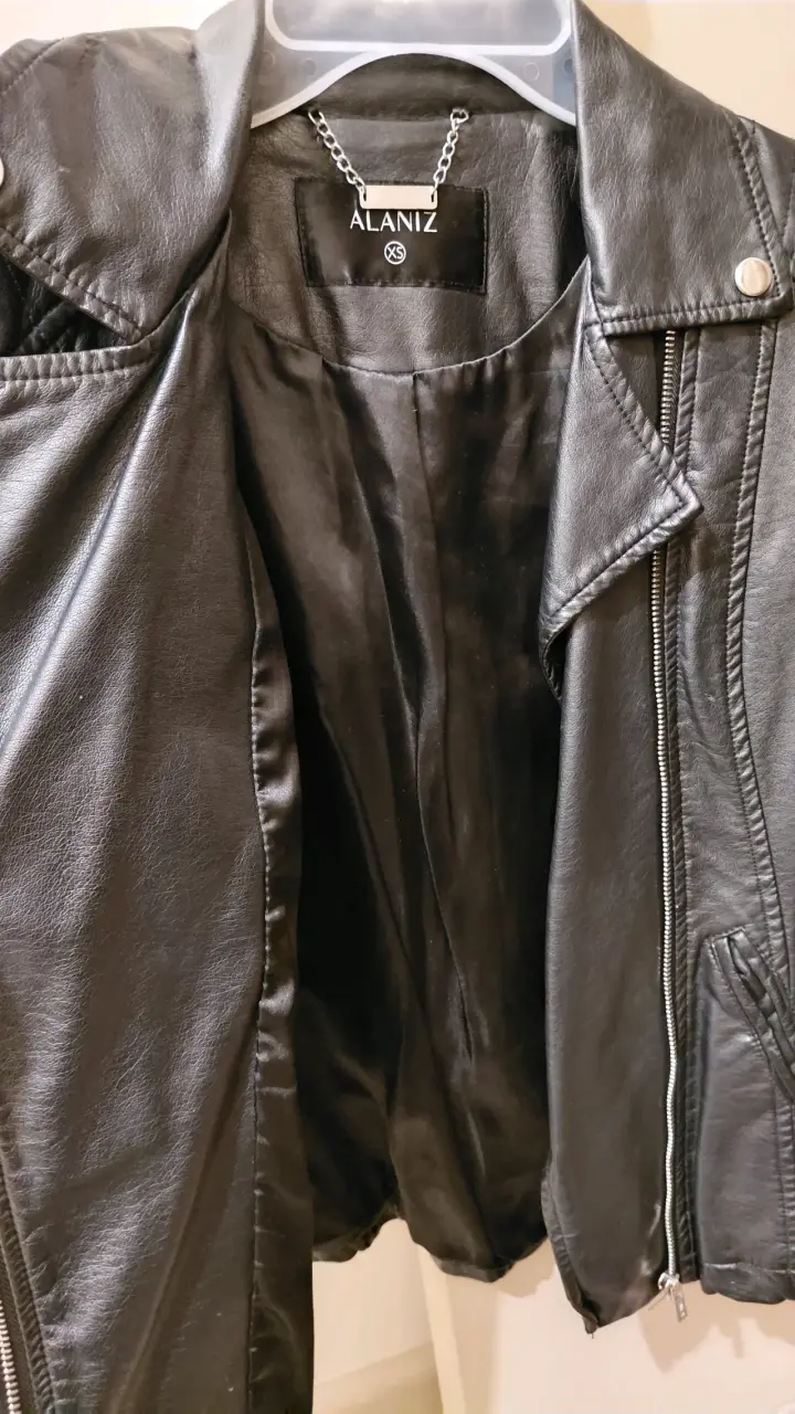 Chaqueta de cuero negra Alaniz para mujer - 4