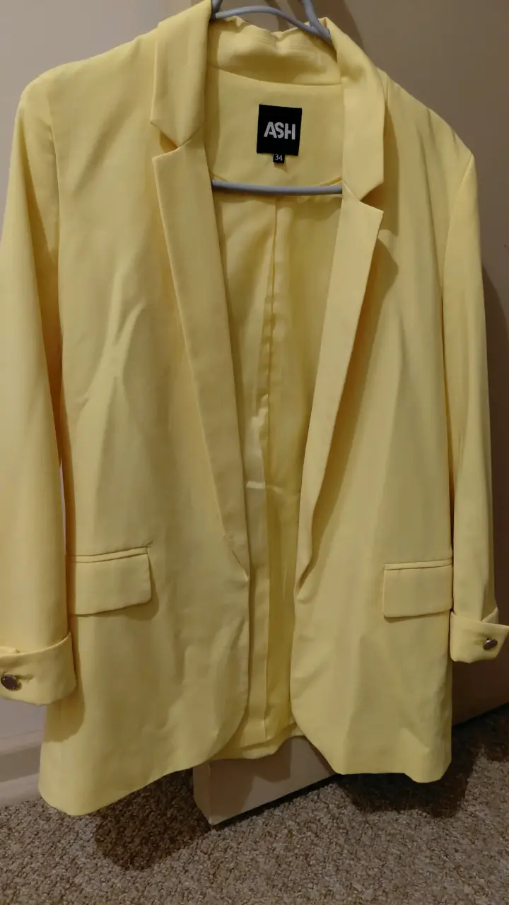 Blazer amarillo para mujer marca ASH - 1