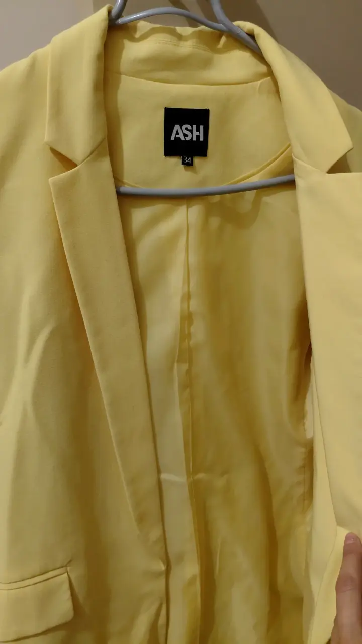 Blazer amarillo para mujer marca ASH - 3