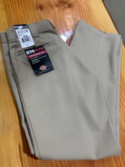 Pantalones Dickies 874 Flex Original Fit Beige - miniatura 2
