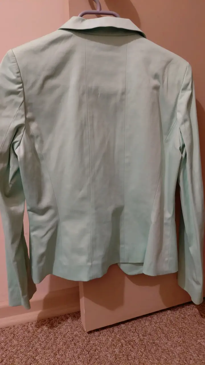 Blazer verde menta elegante para mujer - 2