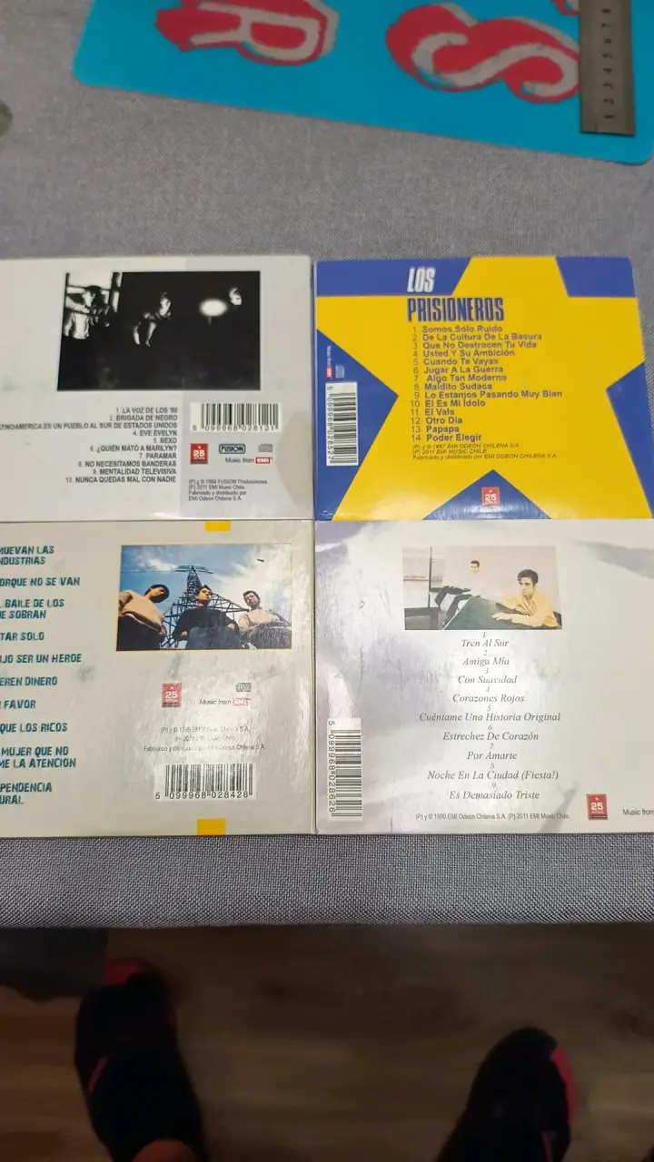 Colección de CDs de Los Prisioneros Edición 2011 - 2