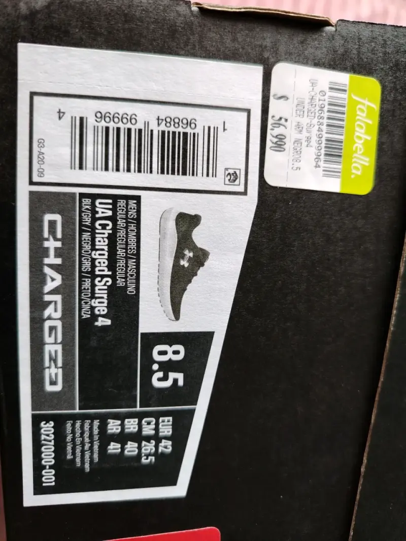 Zapatillas deportivas Under Armour Charged negras - 4