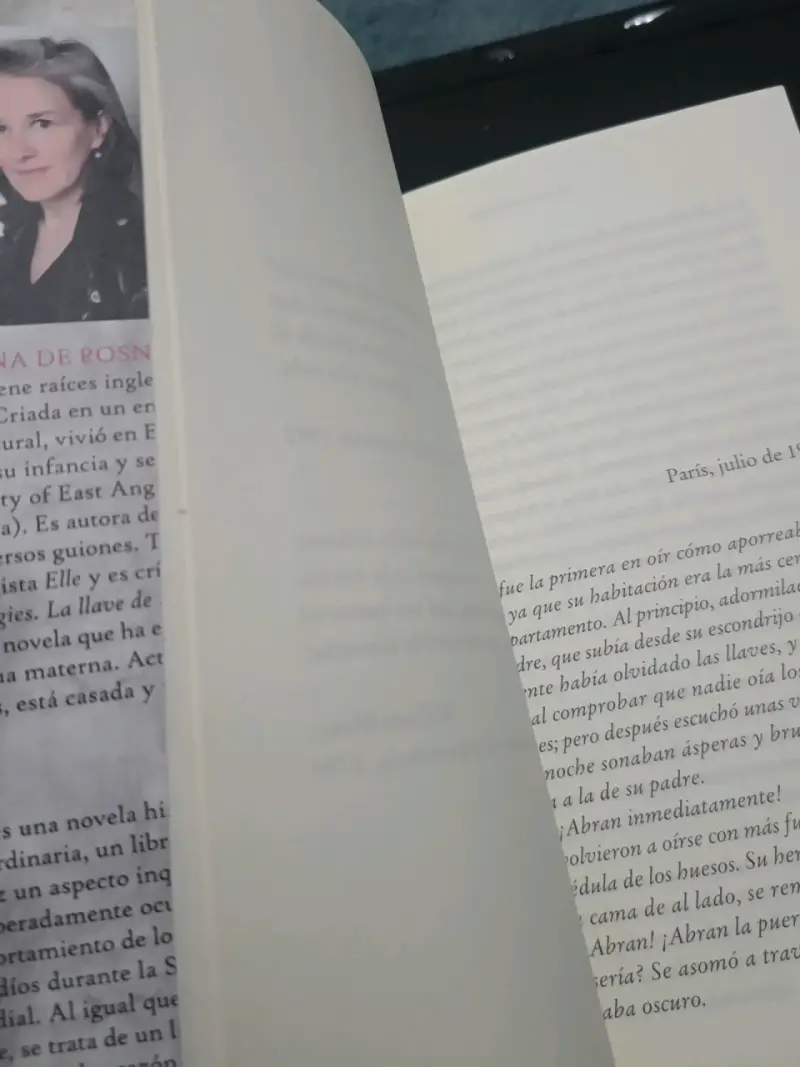 Libro 'La Llave de Sarah' de Tatiana de Rosnay - 2