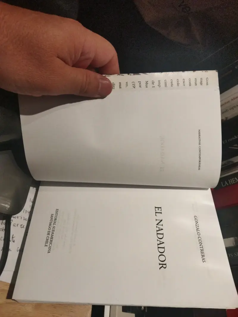 Libro 'El Nadador' de Gonzalo Contreras - 3