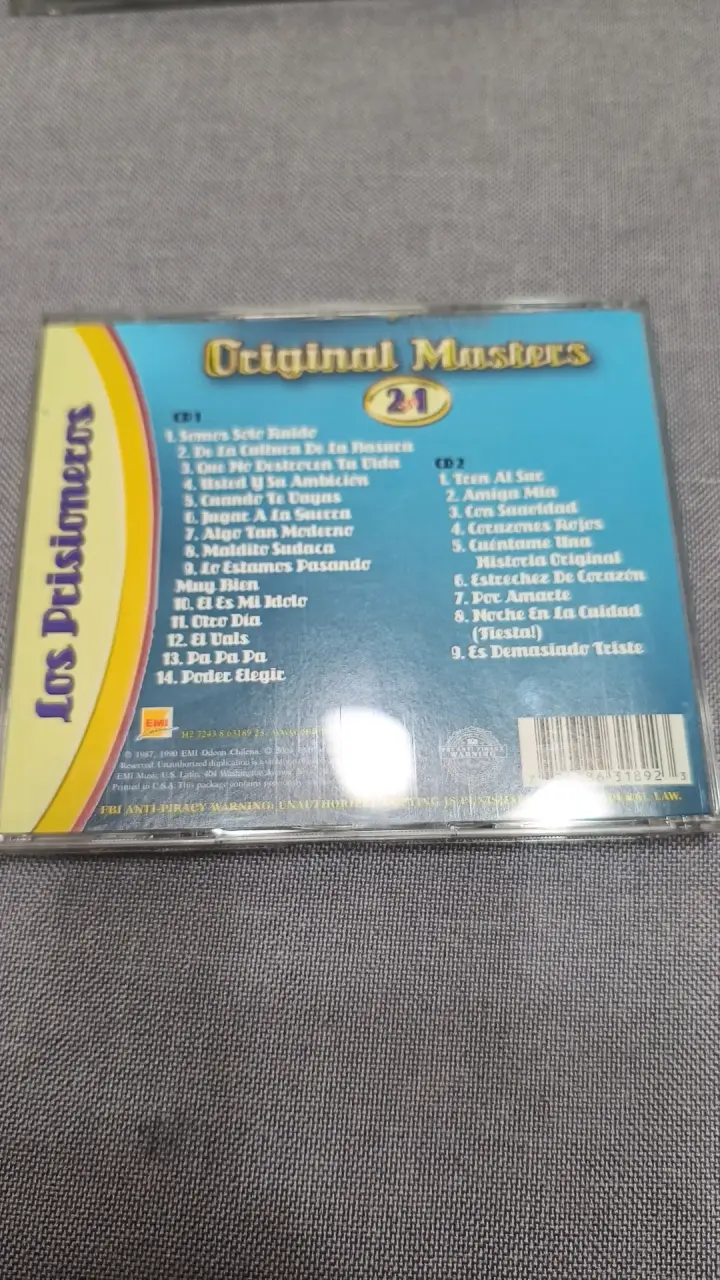 CD Original Masters 2.1 de Los Prisioneros - 2