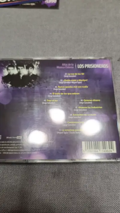 CD Los Prisioneros Atlas de la Música Chilena - miniatura 3