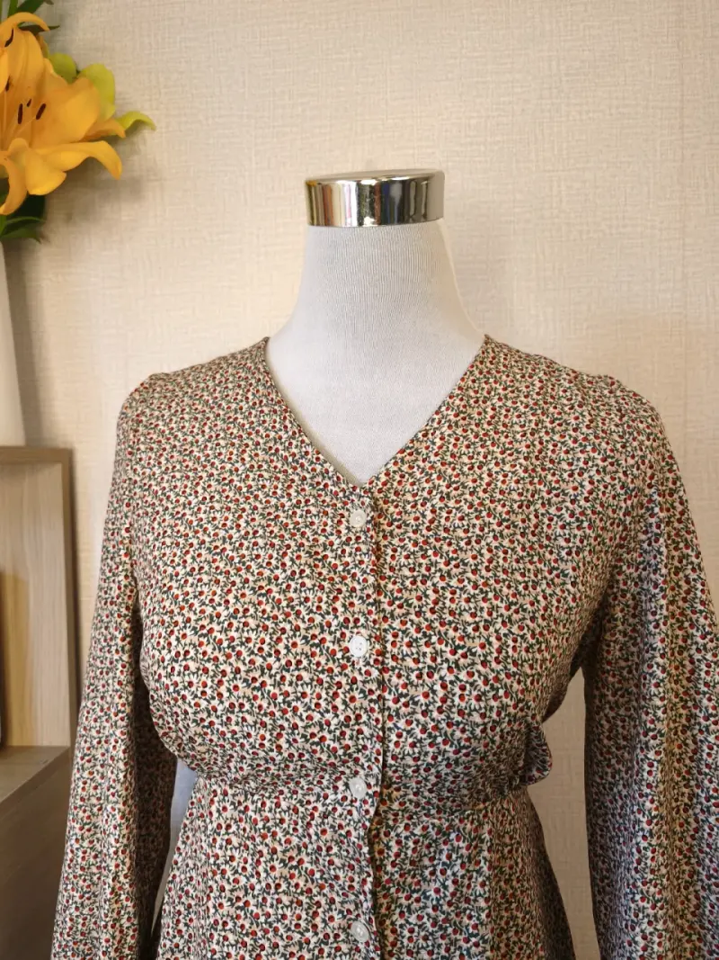 Vestido de flores coreano - 3